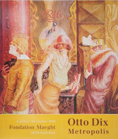 Illustrated Book Dix - Metropolis, 3 femmes