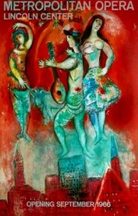 Poster Chagall - Metropolitan opera