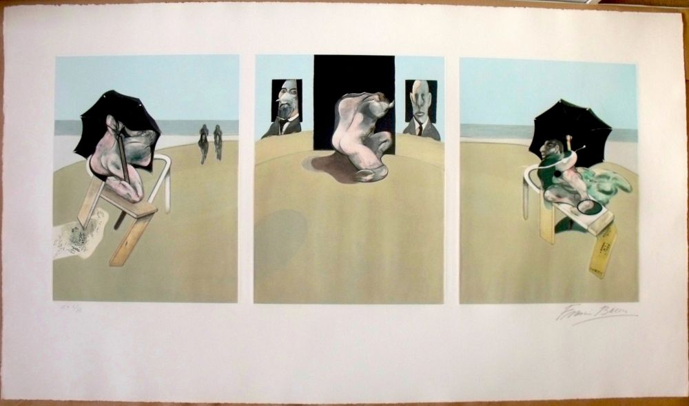 Etching And Aquatint Bacon - Metropolitan Triptych