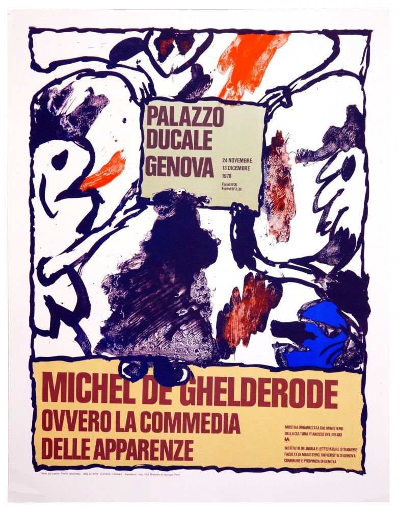 Poster Alechinsky - Michel de Ghelderode, 1980