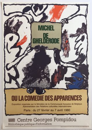 Poster Alechinsky - Michel de Gherolde / Centre Pompidou