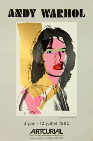 Screenprint Warhol - Mick Jagger  