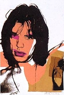 Lithograph Warhol - Mick Jagger 11.141