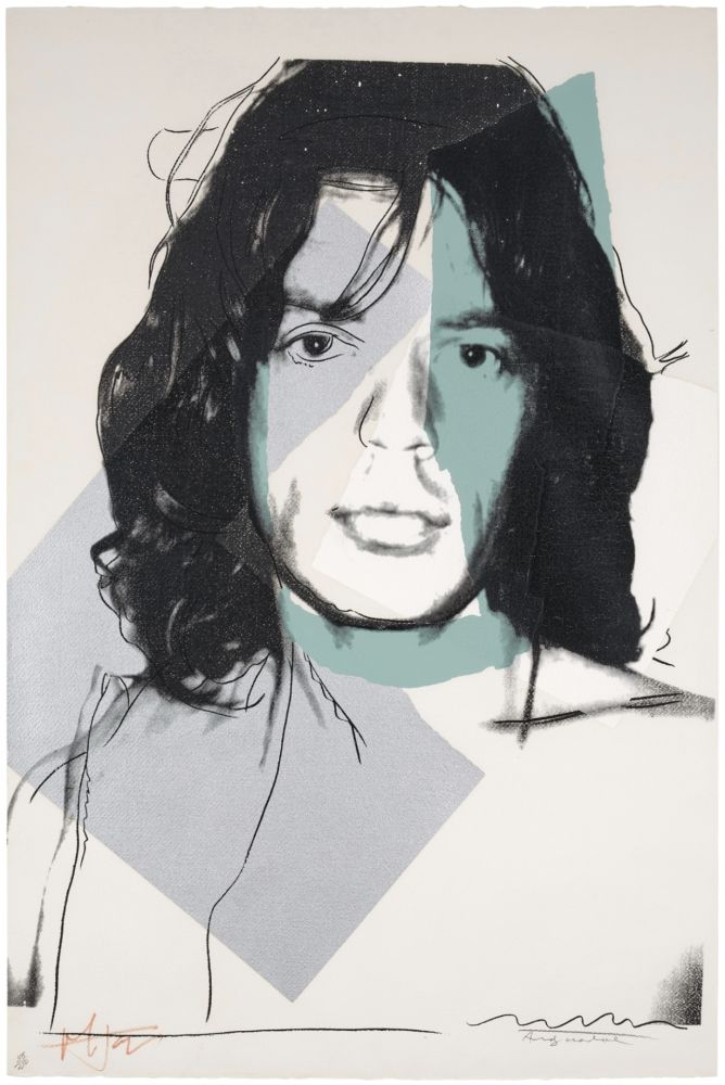 Screenprint Warhol - Mick Jagger #138