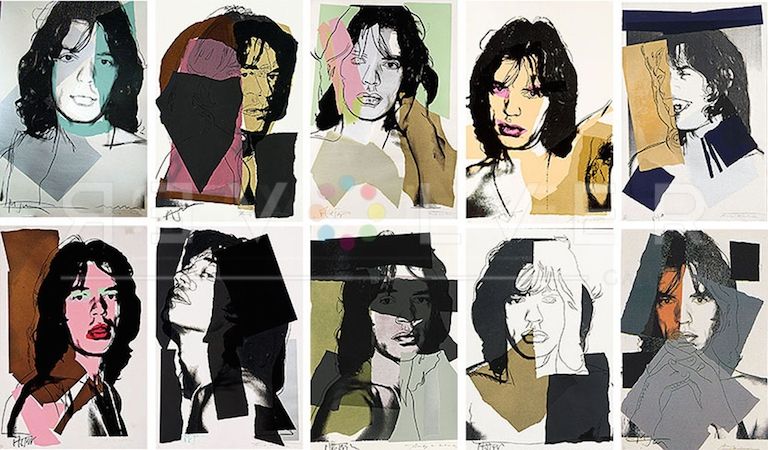 Screenprint Warhol - Mick Jagger Complete Portfolio