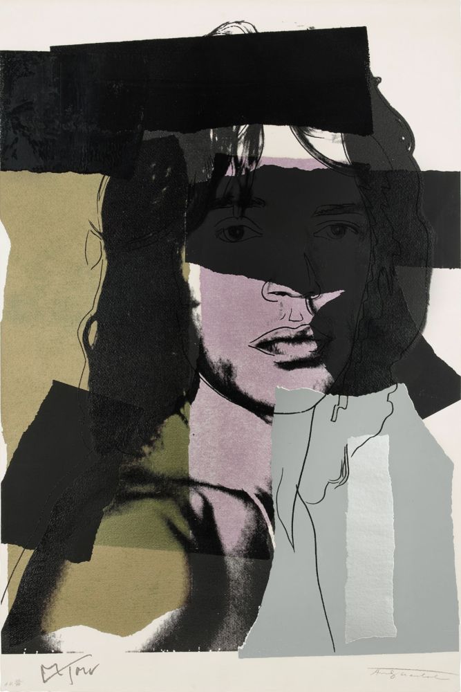 Screenprint Warhol - Mick Jagger (F & S II.145)