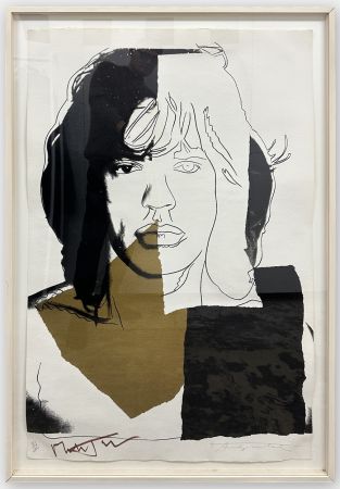 Screenprint Warhol - MICK JAGGER, from the portfolio of ten screenprints