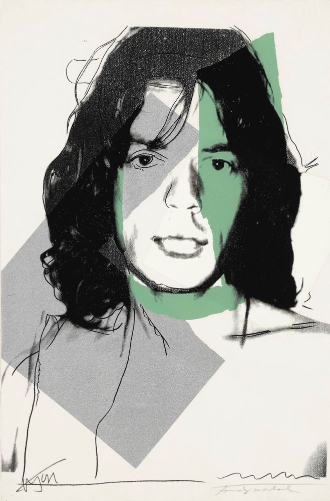 Screenprint Warhol - Mick Jagger (FS II.138)