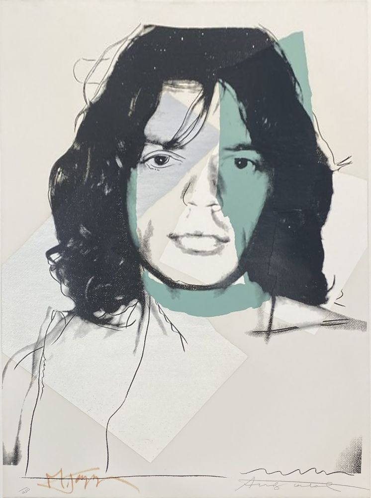 Screenprint Warhol - Mick Jagger (FS II.138)