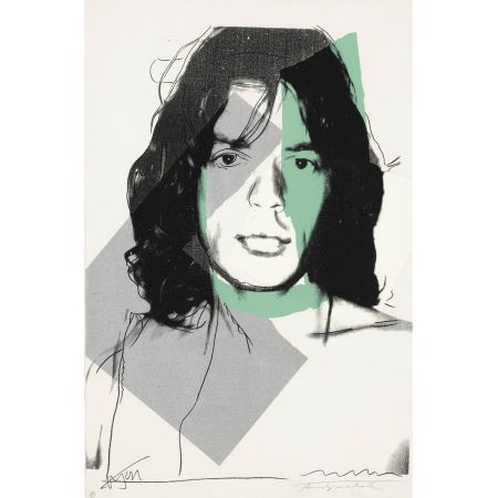 Screenprint Warhol - Mick Jagger (FS II.138)