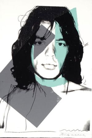 Screenprint Warhol - Mick Jagger (FS II.138)