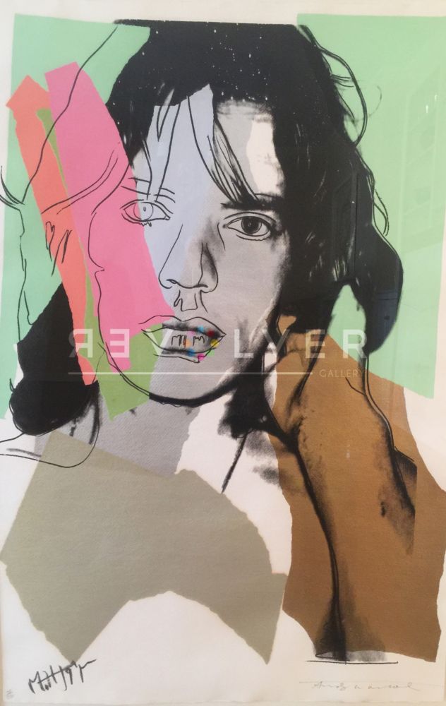 Screenprint Warhol - Mick Jagger (FS II.140)