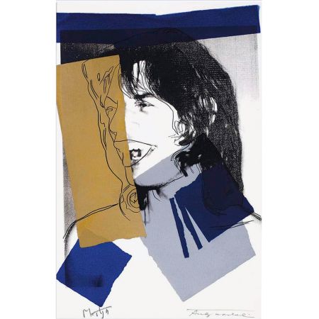 Screenprint Warhol - Mick Jagger (FS II.142)