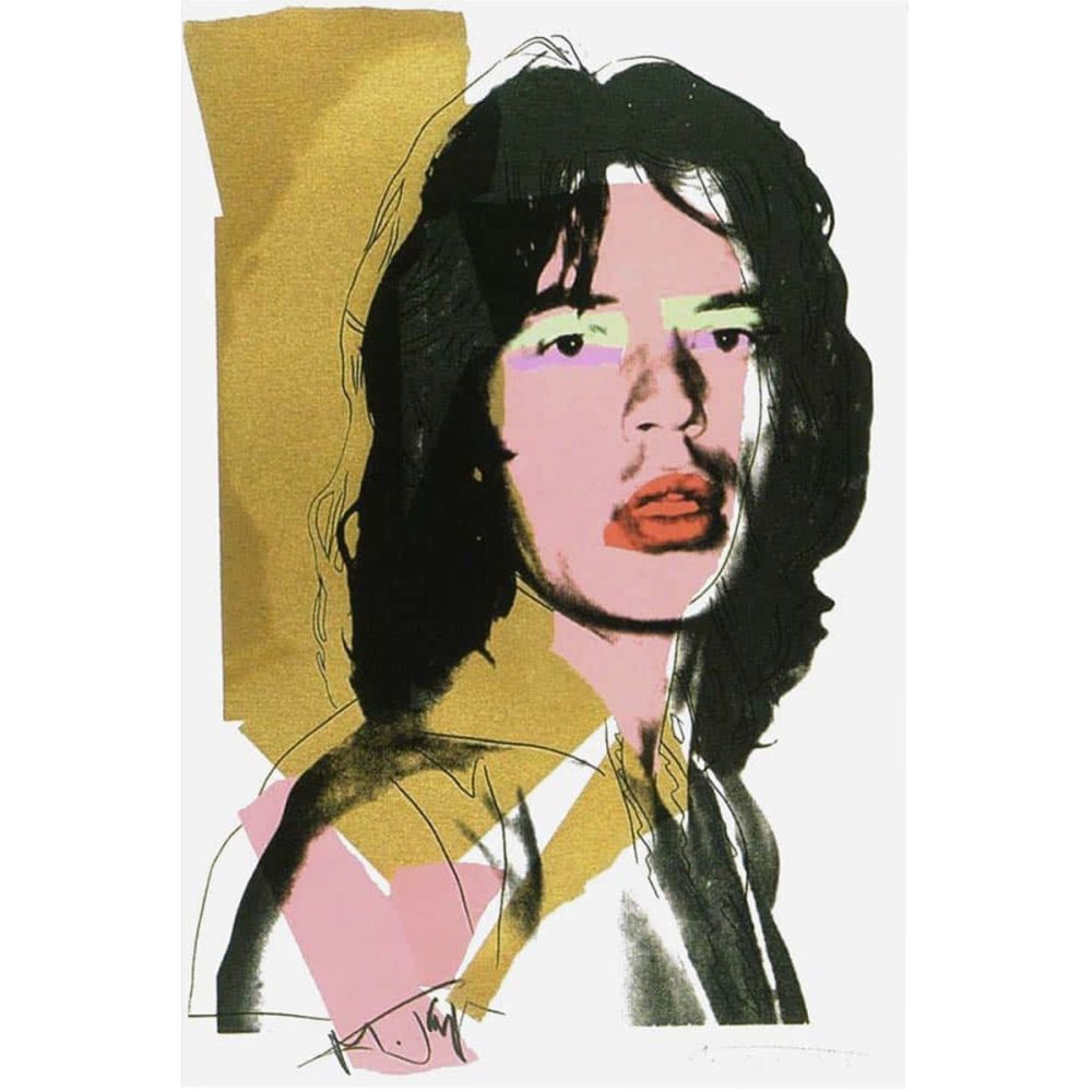 Screenprint Warhol - Mick Jagger (FS II.143) 