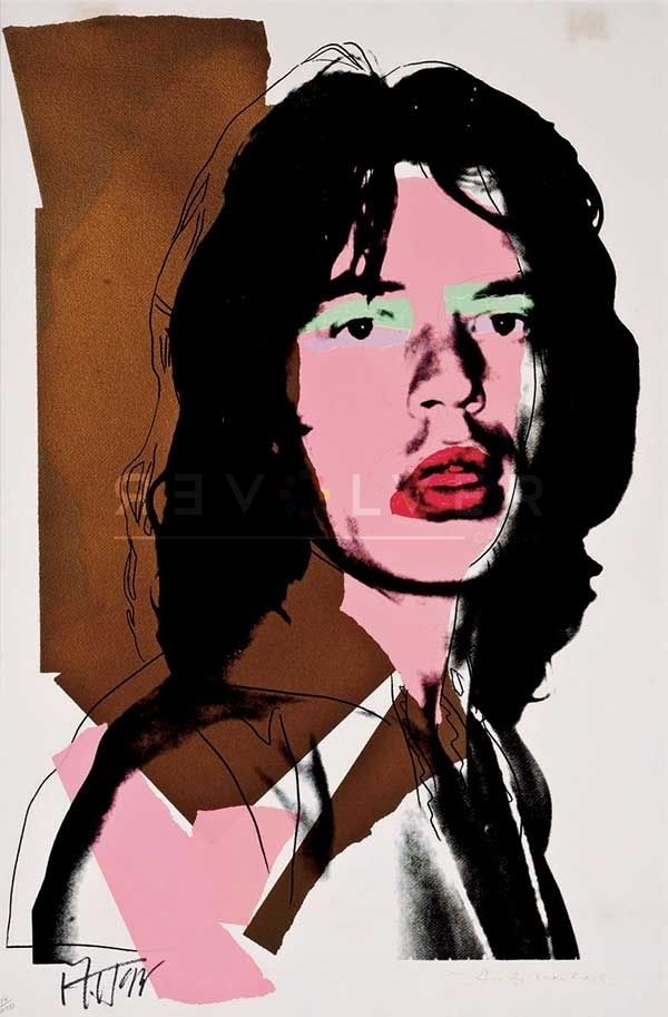 Screenprint Warhol - Mick Jagger (FS II.143)