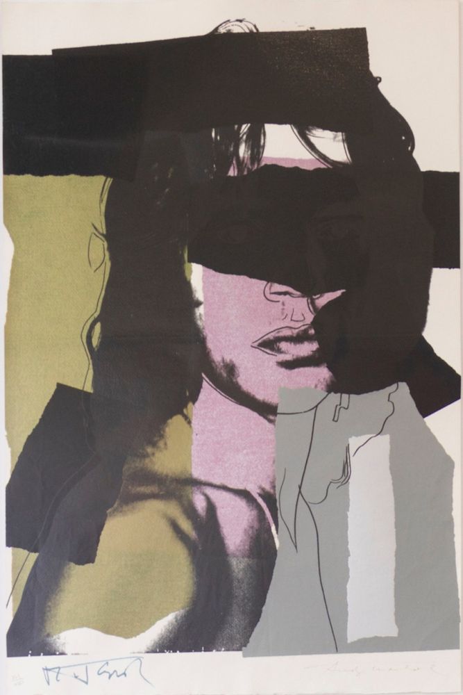 Screenprint Warhol - Mick Jagger (FS II.145)