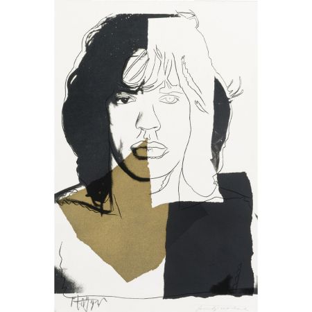 Screenprint Warhol - Mick Jagger (FS II.146)