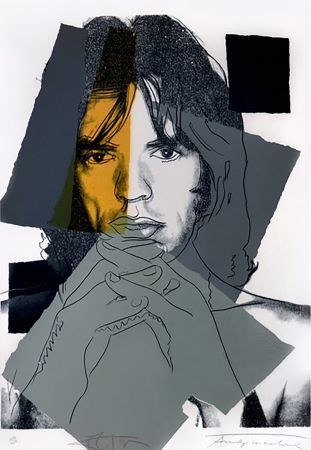 Screenprint Warhol - Mick Jagger FS II.147
