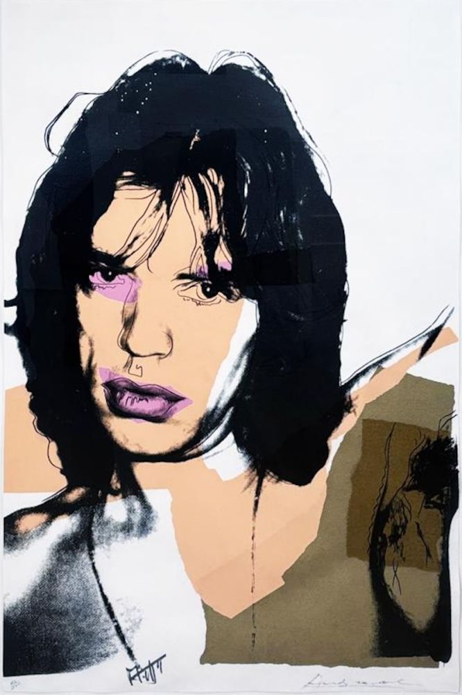 Screenprint Warhol - Mick Jagger, II.141