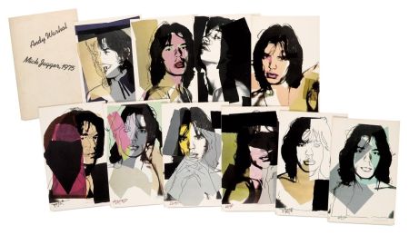 Lithograph Warhol - Mick Jagger Portfolio