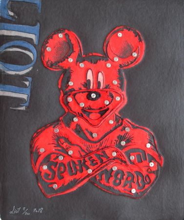 Etching Liot - MICKEY (ROUGE)