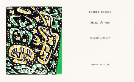Illustrated Book Masson - MINES DE RIEN. 4 gravures originales en couleurs (1957).