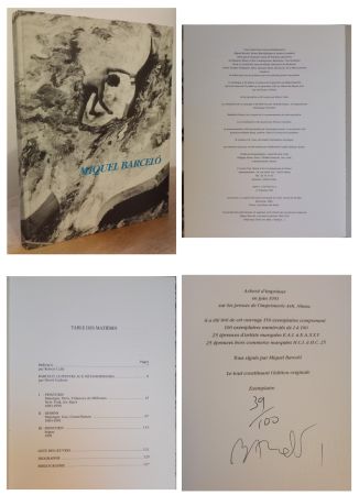 Illustrated Book Barcelo - Miquel Barcelo, Nîmes, 1991, Edition originale