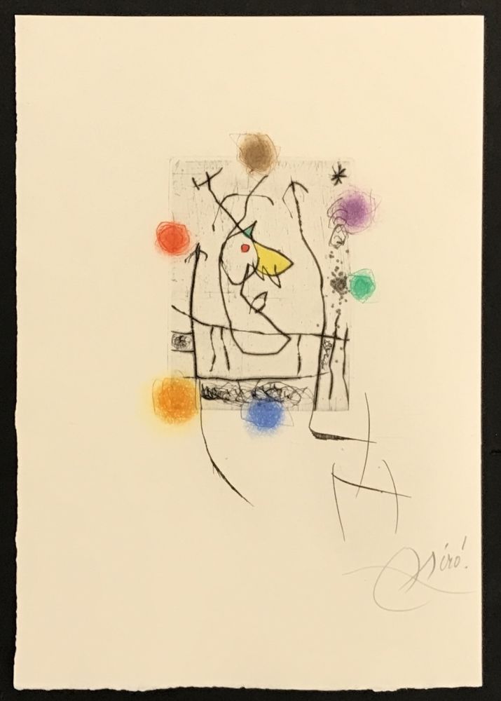 Etching Miró - Miranda et la Spirale Complete Suite (Illustrated Book)