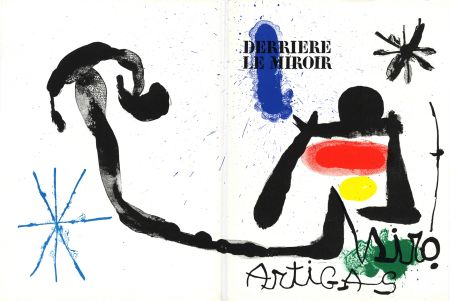 Illustrated Book Miró - MIRO - ARTIGAS, Terres de grand feu. Derrière le Miroir n° 139-140. Juin-Juillet 1963.