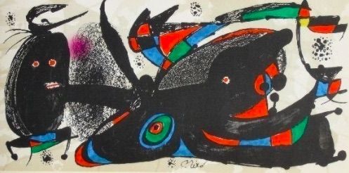 Lithograph Miró - Miro sculpteur Angleterre