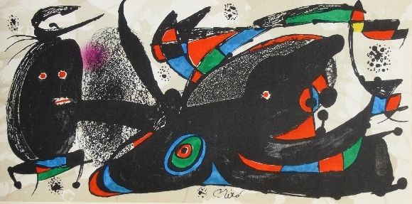 Lithograph Miró - Miro sculpteur, angleterre