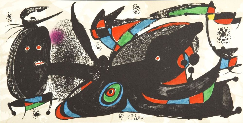 Lithograph Miró - Miro sculpteur, Angleterre