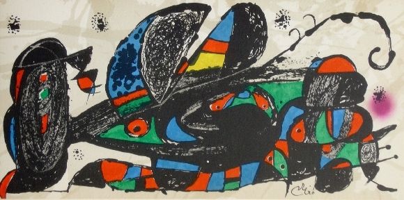 Lithograph Miró - Miro sculpteur, Iran