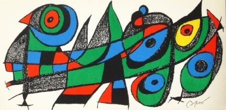Lithograph Miró - Miro sculpteur, Japon