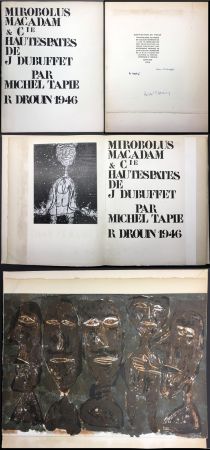 Illustrated Book Dubuffet - MIROBOLUS, MACADAM & Cie, HAUTESPATES DE J.D. (1946)