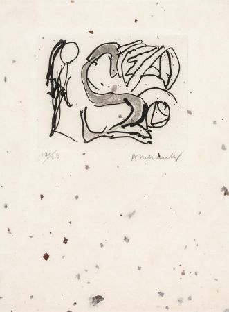 Engraving Alechinsky - Miroir et mémoire IV