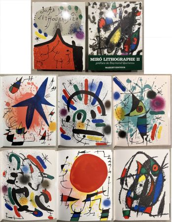 Illustrated Book Miró - MIRÓ LITHOGRAPHE I & II. Avec 24 lithographies originales (1972-1974).‎ 