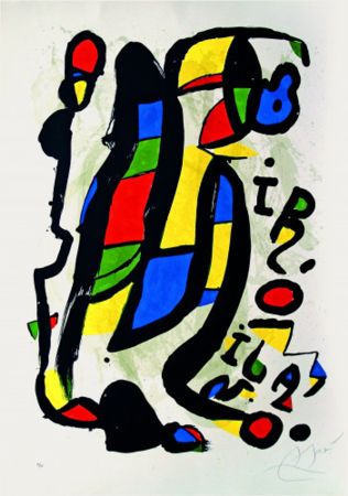 Lithograph Miró - Mirò Milano