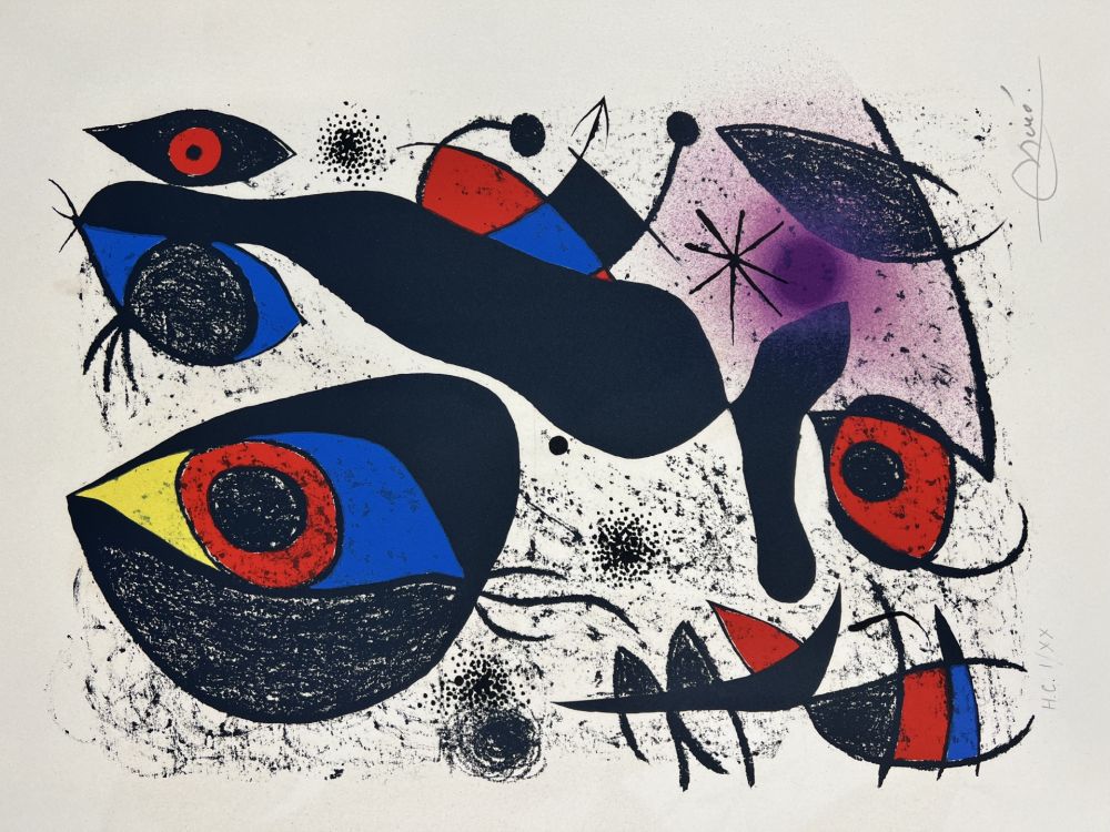 Lithograph Miró - Miró a l’encre