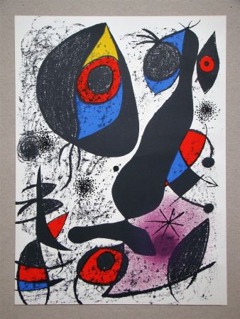 Lithograph Miró - Miró a l'encre