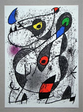 Lithograph Miró - Miró a l'encre