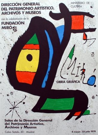 Lithograph Miró - Miró obra gráfica
