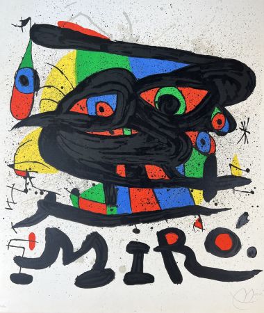 Lithograph Miró - Miró Sculptures ( Ref M 755 )