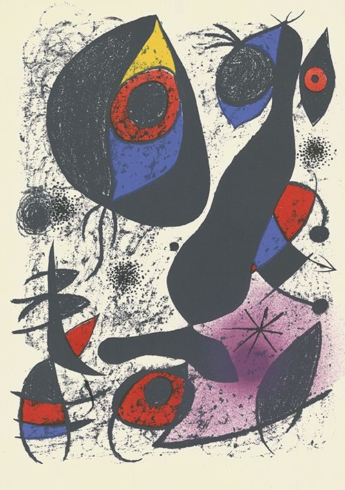 Lithograph Miró - Miró à l'encre