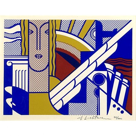 Screenprint Lichtenstein - Modern Art Poster 