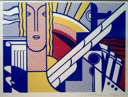 Screenprint Lichtenstein - Modern Art Poster
