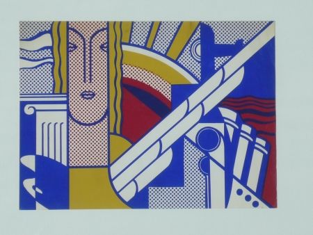 Screenprint Lichtenstein - Modern Art Poster,1967