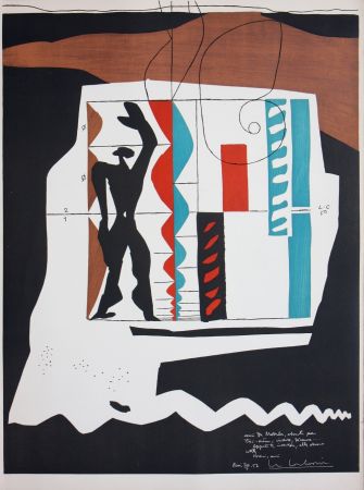 Lithograph Le Corbusier - Modulor