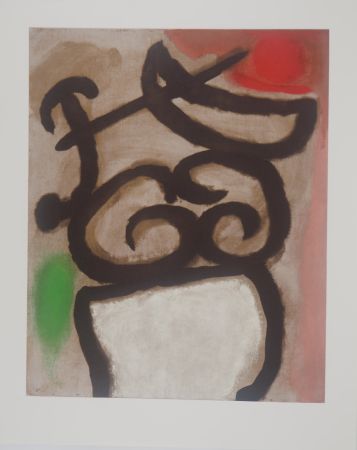 Lithograph Miró - Modèle féminin