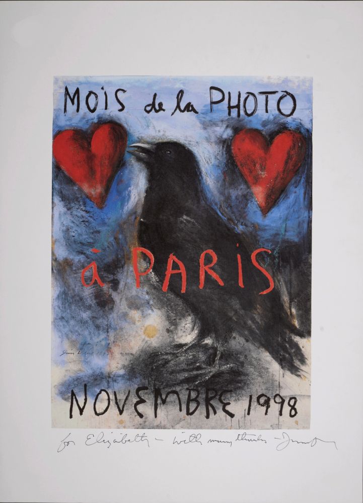 Screenprint Dine - Mois de la photo, 1998 - Hand-signed and dedicated!